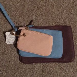 Free People  Wristlet Trio NEW WITH TAG